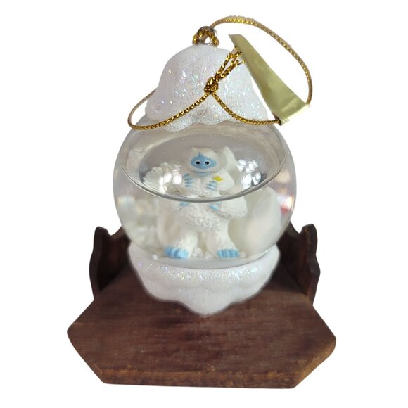 Enesco Bumble Waterball Ornament Abominable Snowman Rudolph Red Nosed Reindeer - Picture 3 of 10